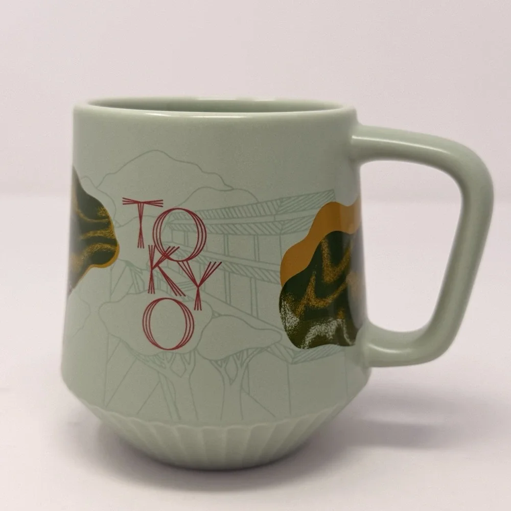 Starbucks Reserve‎ Roastery Tokyo Microblend Pleated Mug Green 355ml New w/ Box